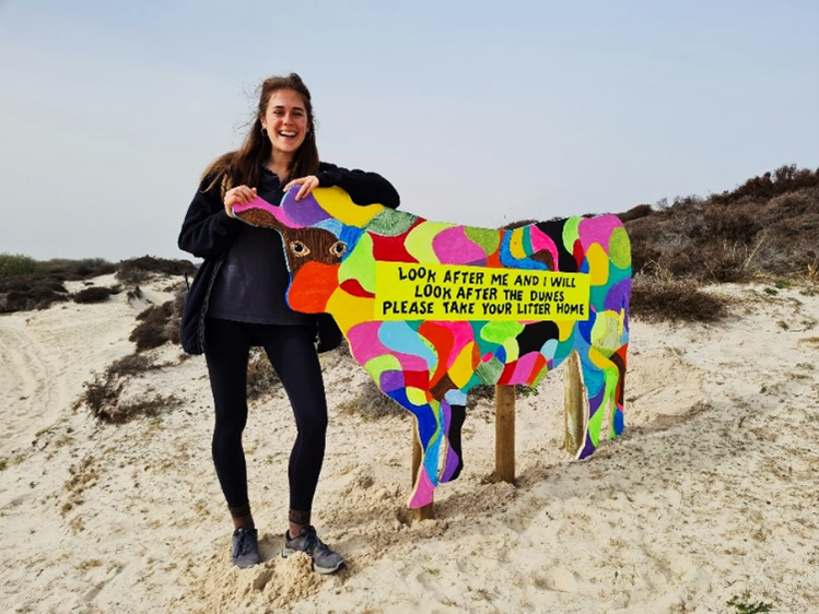 Arty cow campaign CREDIT Dynamic Dunescapes