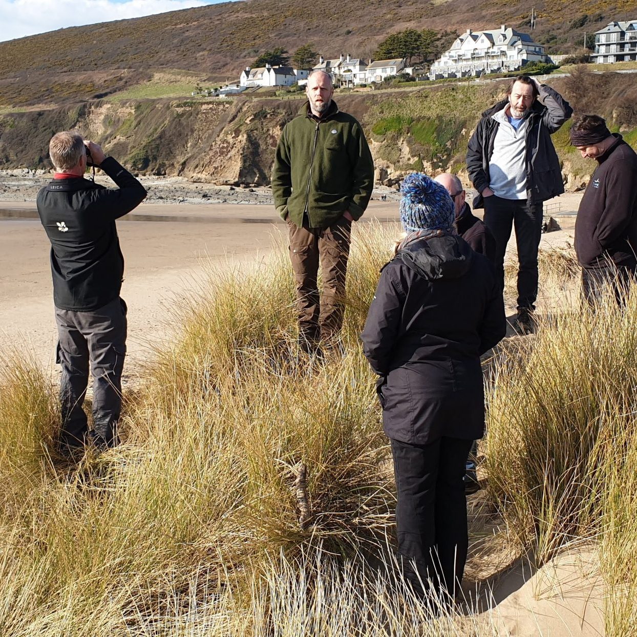 Enjoying the sand dunes